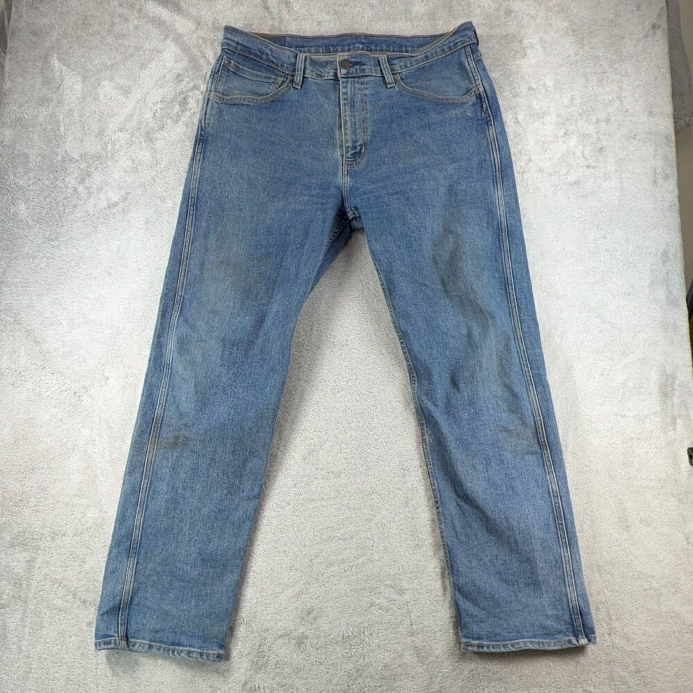 Levi Strauss & Co. 500 Series Workwear Jeans Men 36x32 Blue Denim Regular Fit